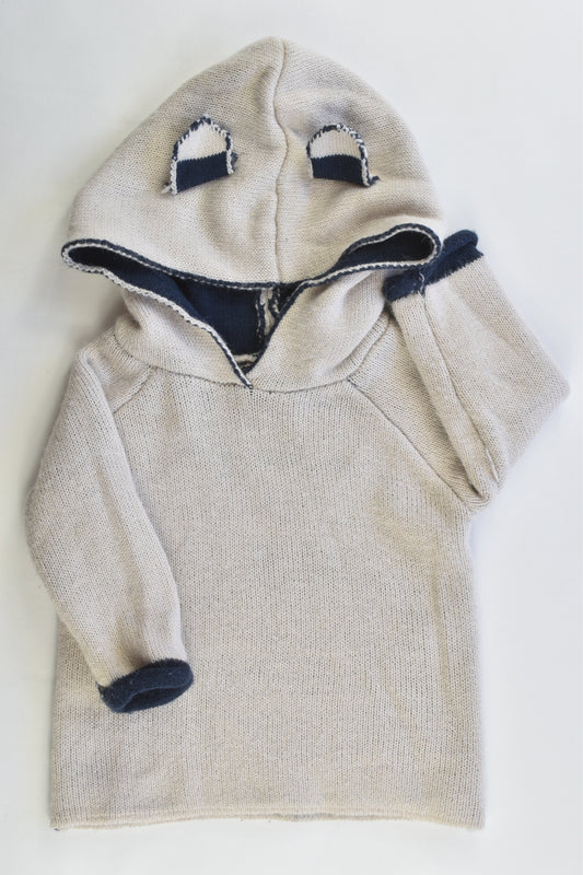 Cotton On Baby Size 6-12 months (0) Knitted Hooded Jumper