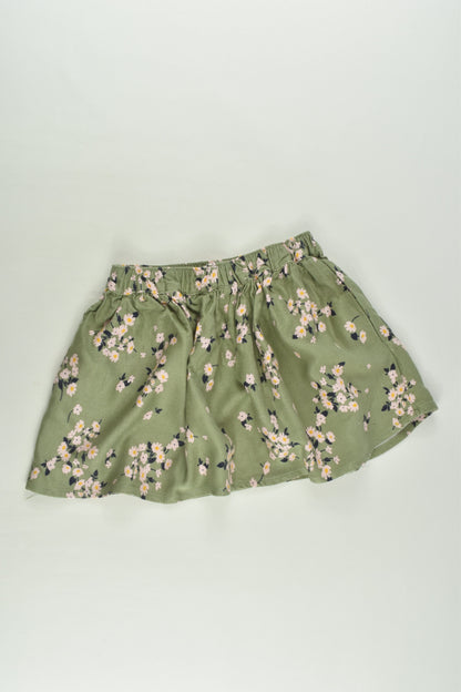 Cotton On Kids Size 1-2 Viscose Floral Skirt