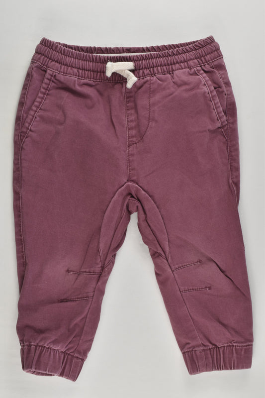 Cotton On Kids Size 1 Cuffed Chino Pants