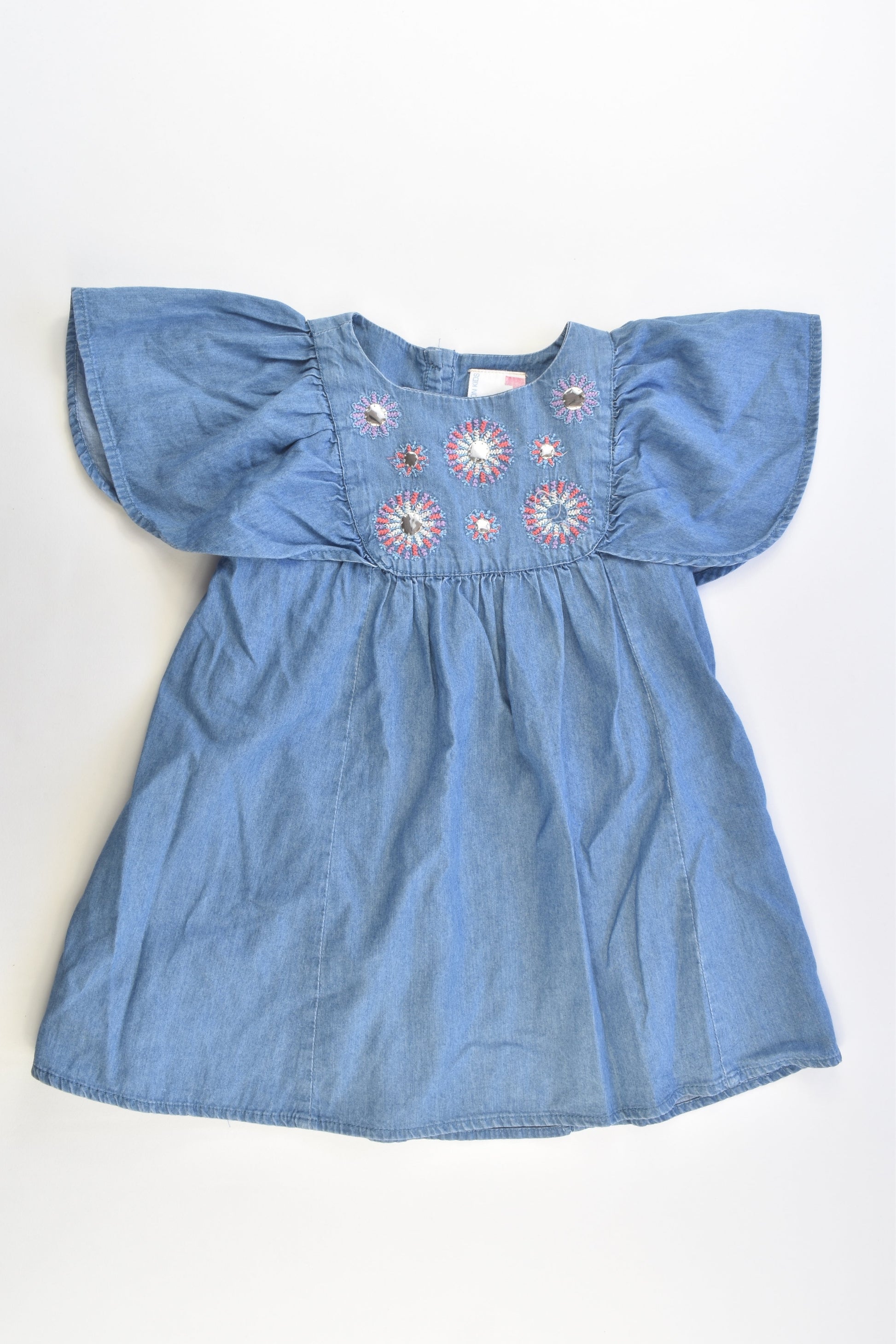 Cotton On Kids Size 1 Denim Dress