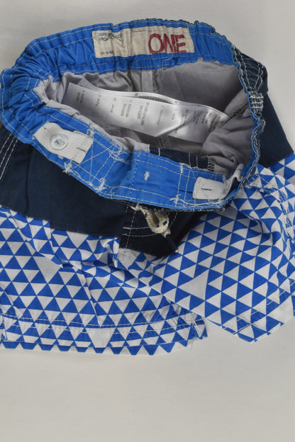 Cotton On Kids Size 1 'Isla Sola' Board Shorts