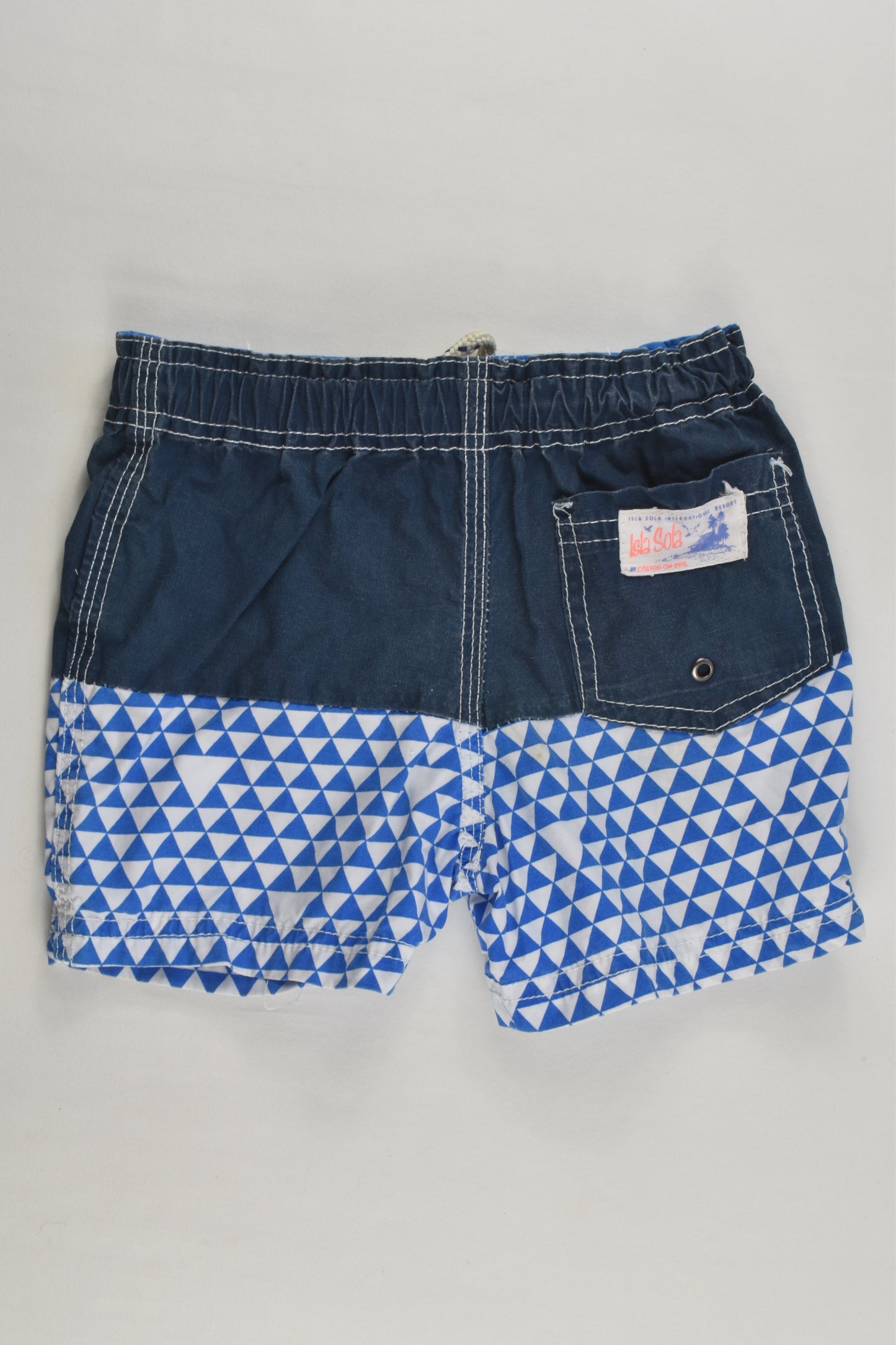 Cotton On Kids Size 1 'Isla Sola' Board Shorts