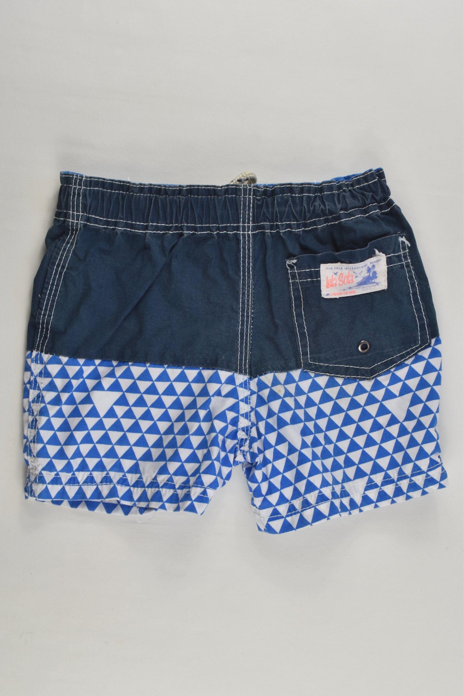 Cotton On Kids Size 1 'Isla Sola' Board Shorts