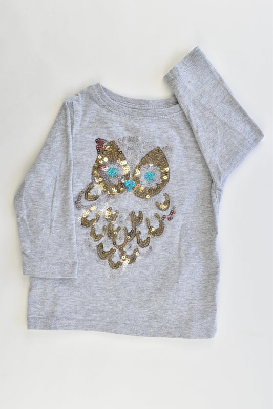 Cotton On Kids Size 1 Owl Top