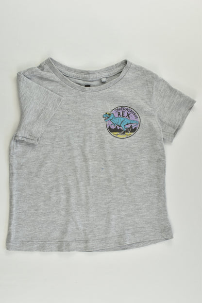 Cotton On Kids Size 1 'Shredasaurus Rex' T-shirt