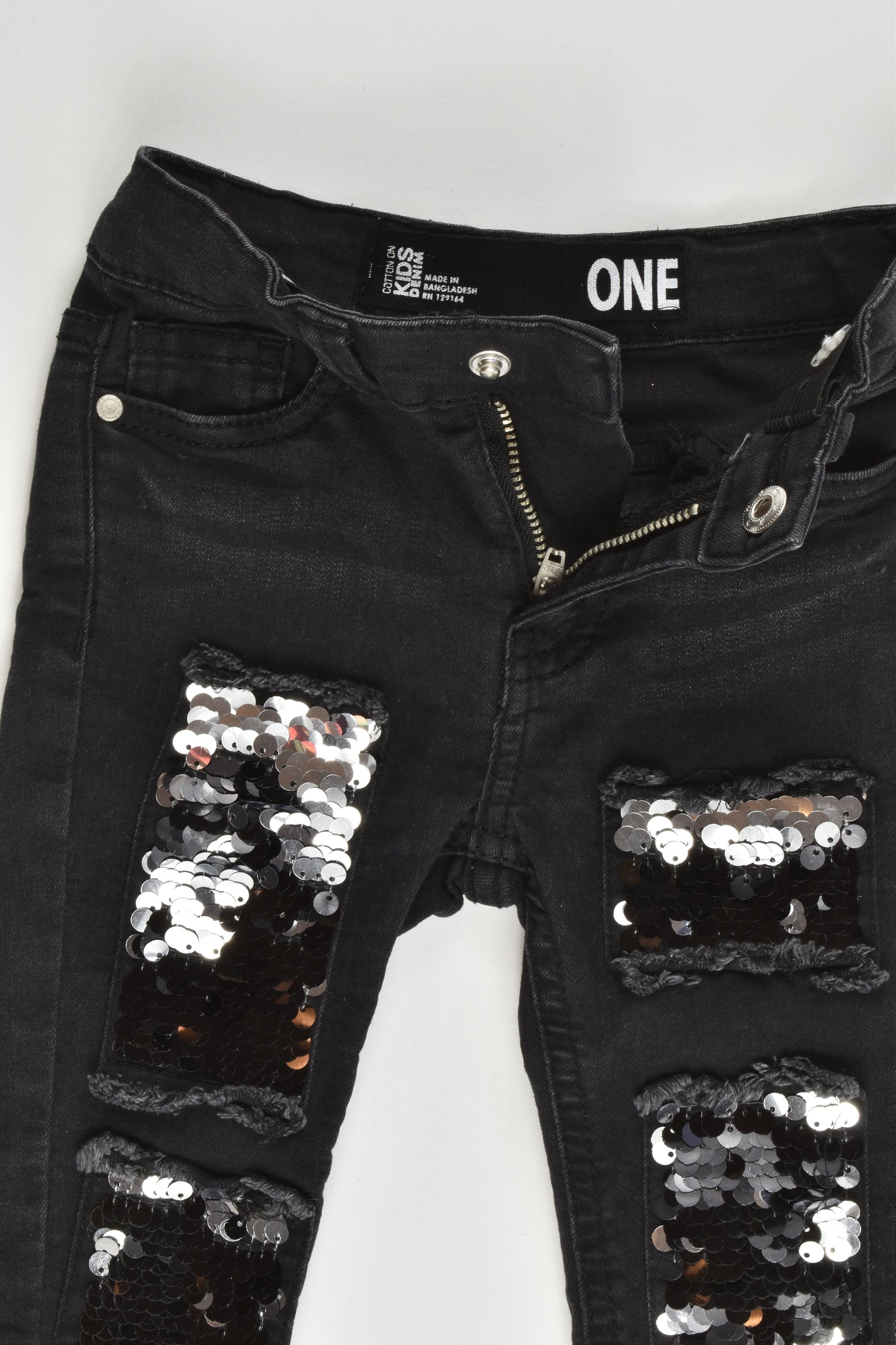 Cotton On Kids Size 1 Soft Stretchy Denim Pants