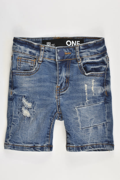 Cotton On Kids Size 1 Soft Stretchy Denim Shorts