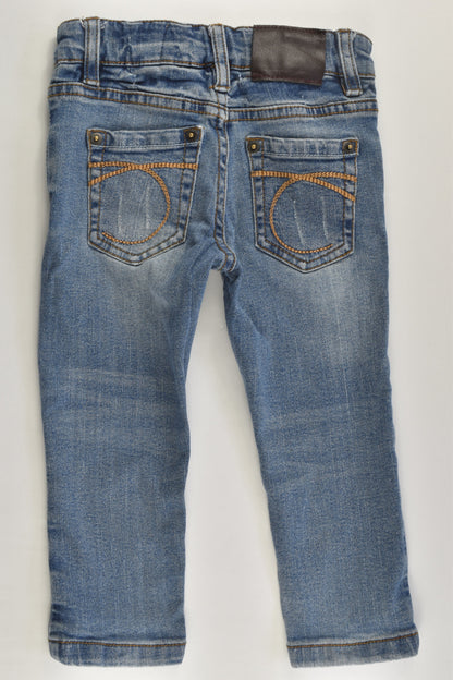 Cotton On Kids Size 1 Stretchy Denim Pants