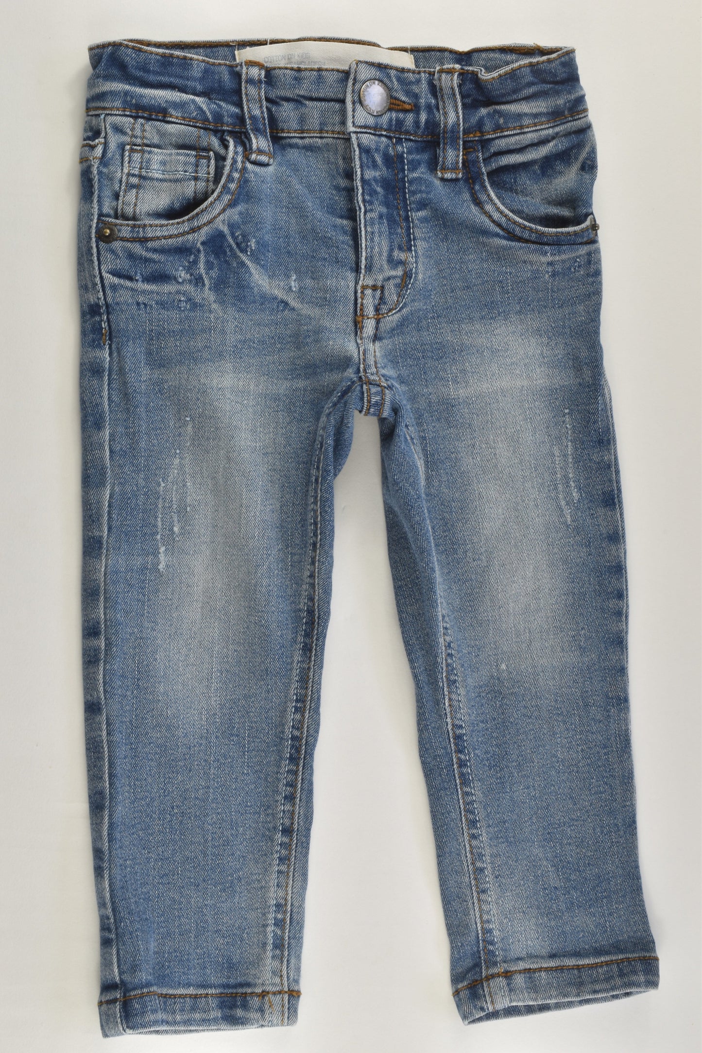 Cotton On Kids Size 1 Stretchy Denim Pants