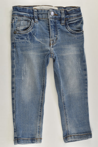 Cotton On Kids Size 1 Stretchy Denim Pants