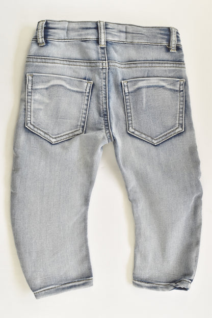 Cotton On Kids Size 1 Stretchy Lightweight Baggy Denim Pants
