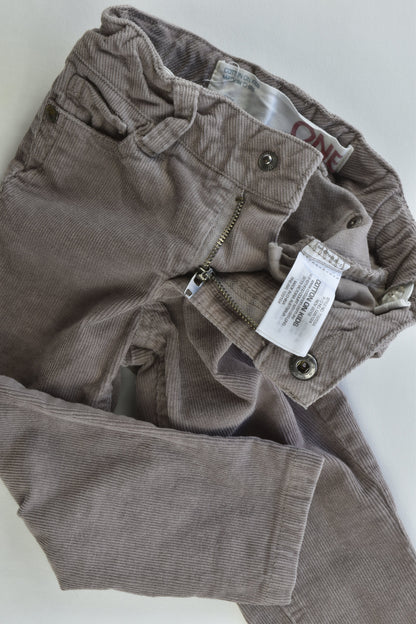 Cotton On Kids Size 1 Stretchy Skinny Cord Pants