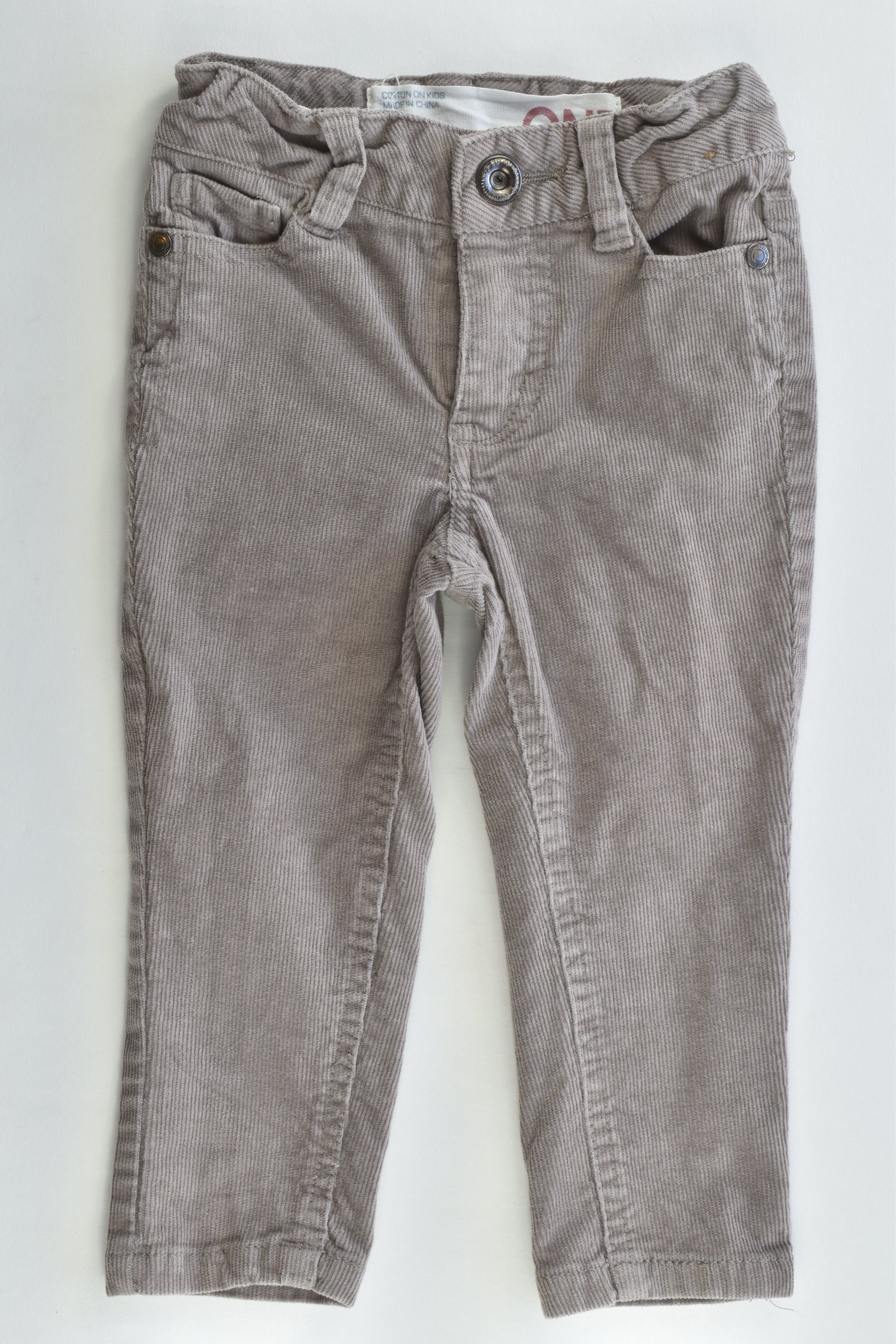 Cotton On Kids Size 1 Stretchy Skinny Cord Pants