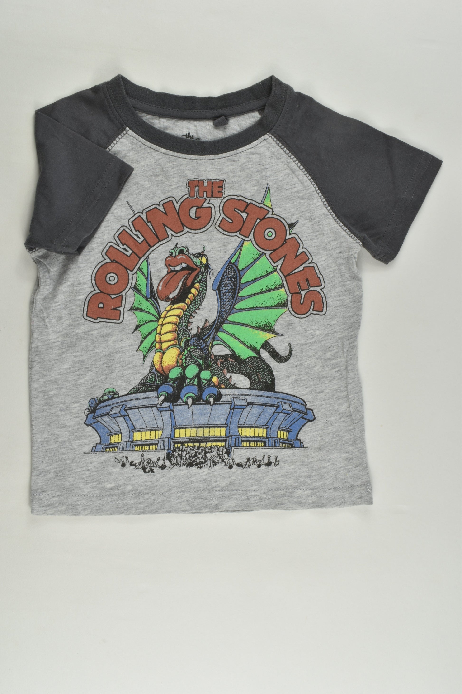Cotton On Kids Size 1 The Rolling Stones T-shirt