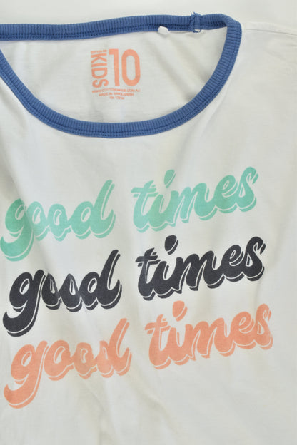 Cotton On Kids Size 10 'Good Times' T-shirt