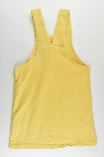 Cotton On Kids Size 10 Stretchy Yellow Denim Dress