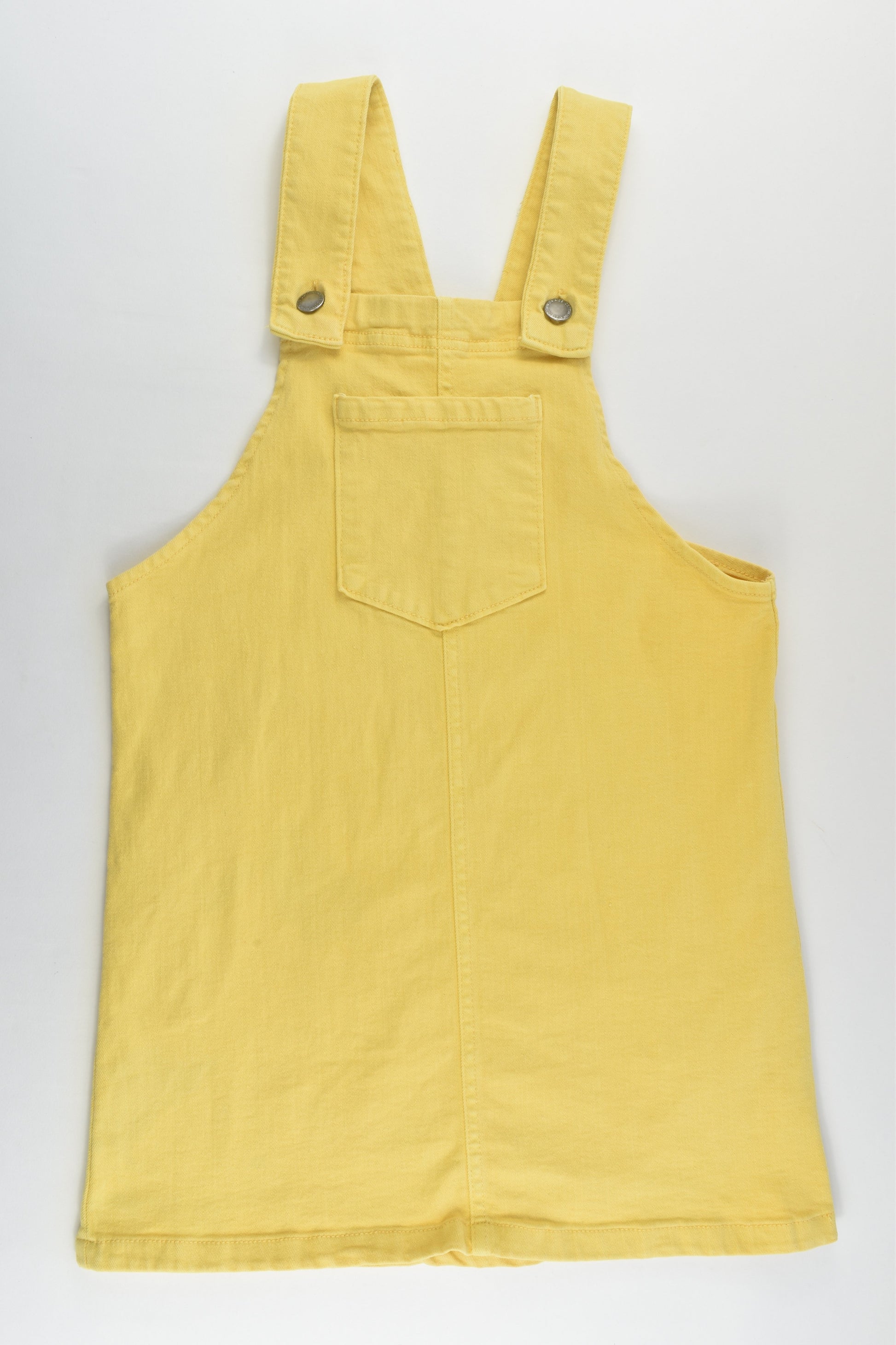 Cotton On Kids Size 10 Stretchy Yellow Denim Dress