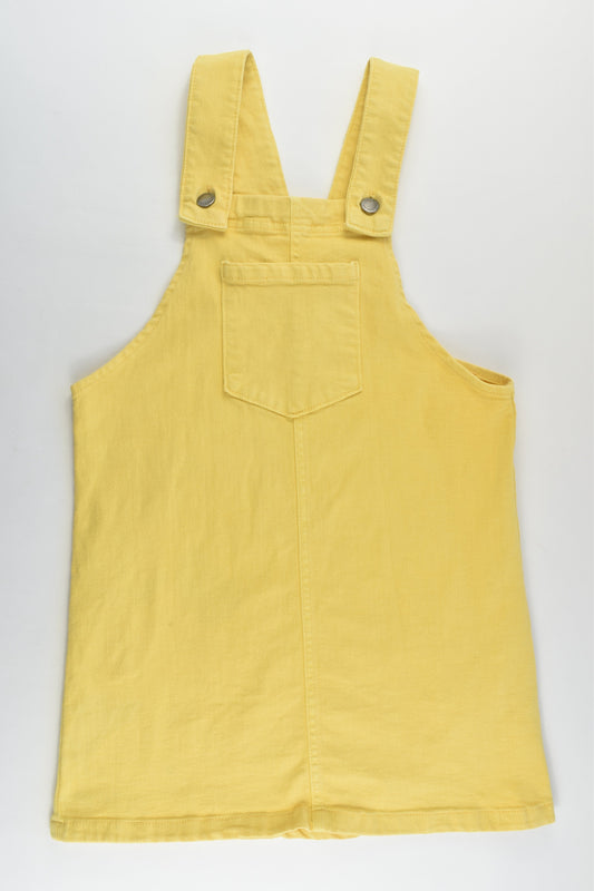 Cotton On Kids Size 10 Stretchy Yellow Denim Dress