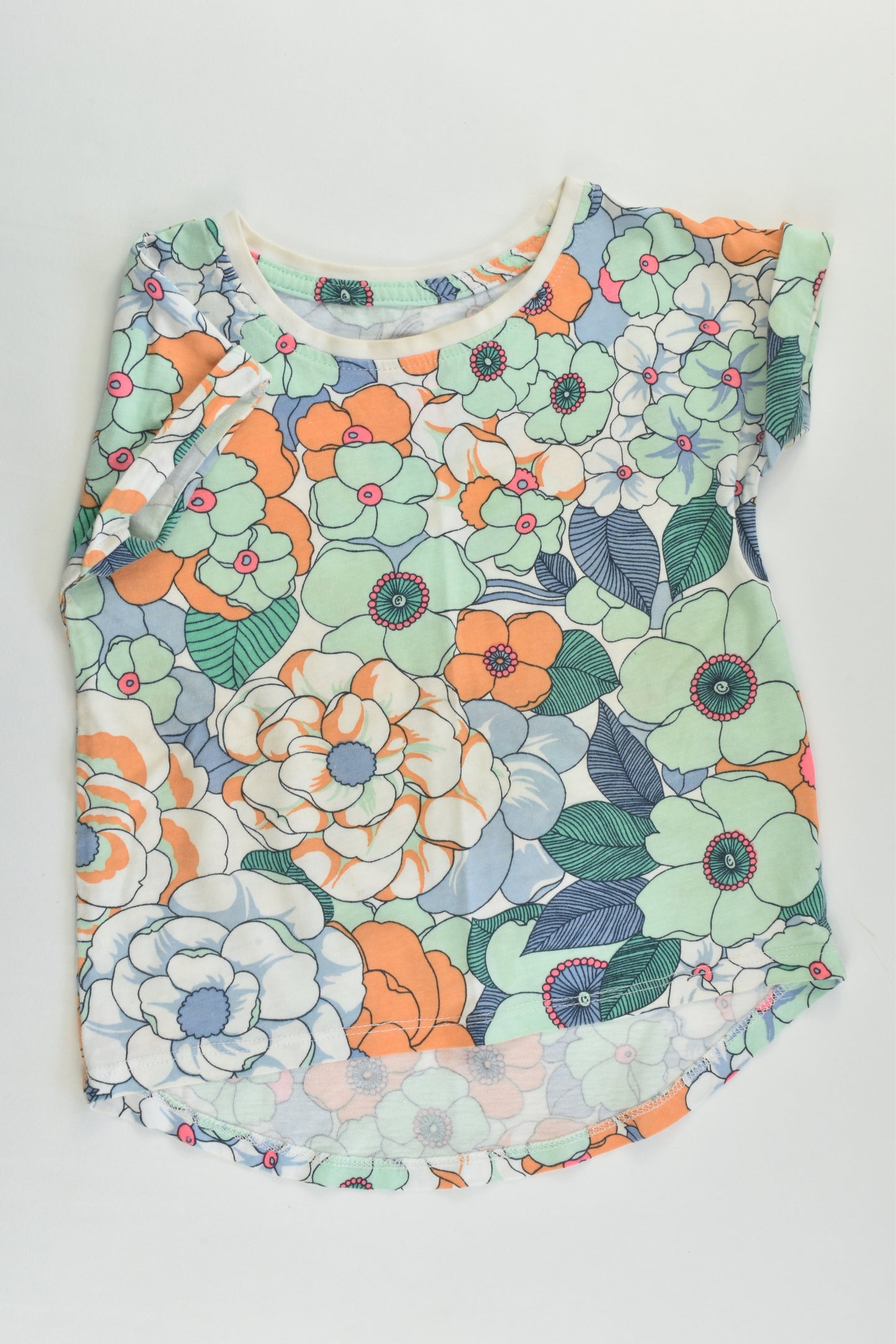 Cotton On Kids Size 2 Floral T-shirt