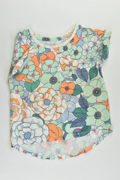 Cotton On Kids Size 2 Floral T-shirt