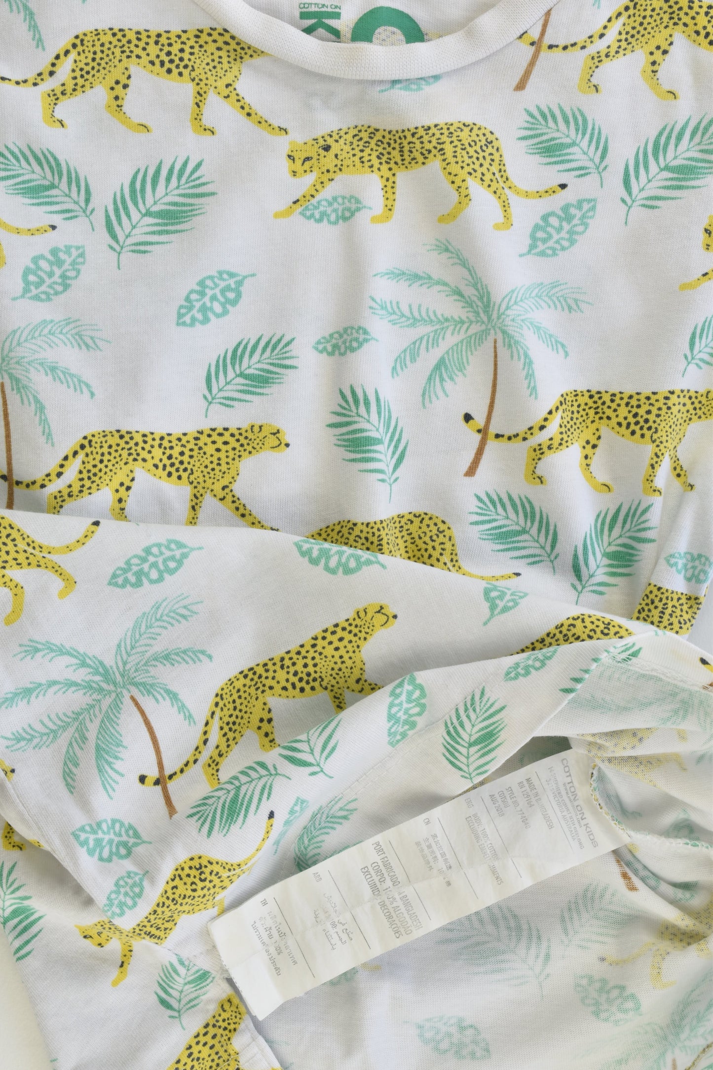 Cotton On Kids Size 2 Gepard T-shirt
