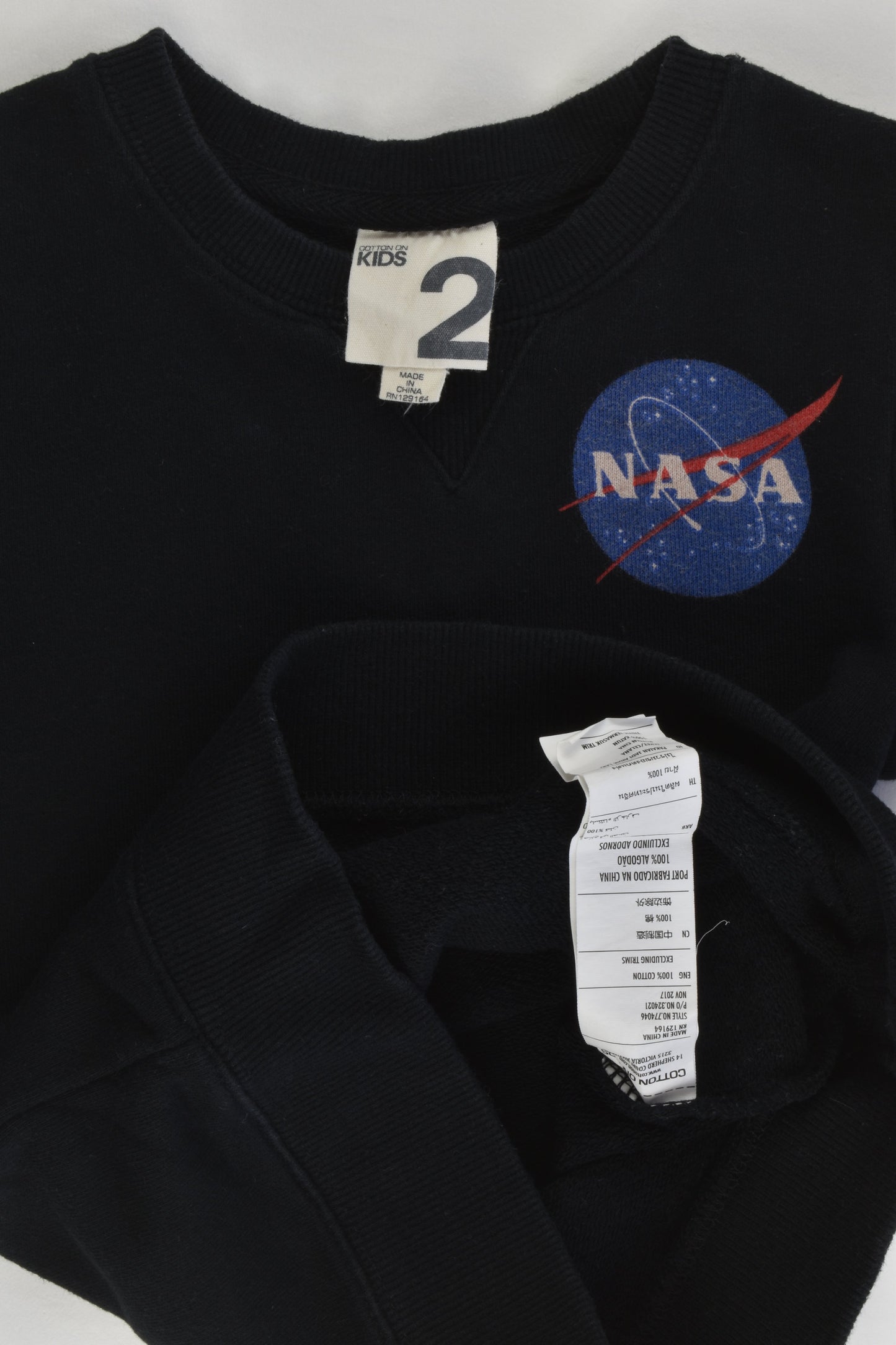 Cotton On Kids Size 2 'Nasa' Sweater