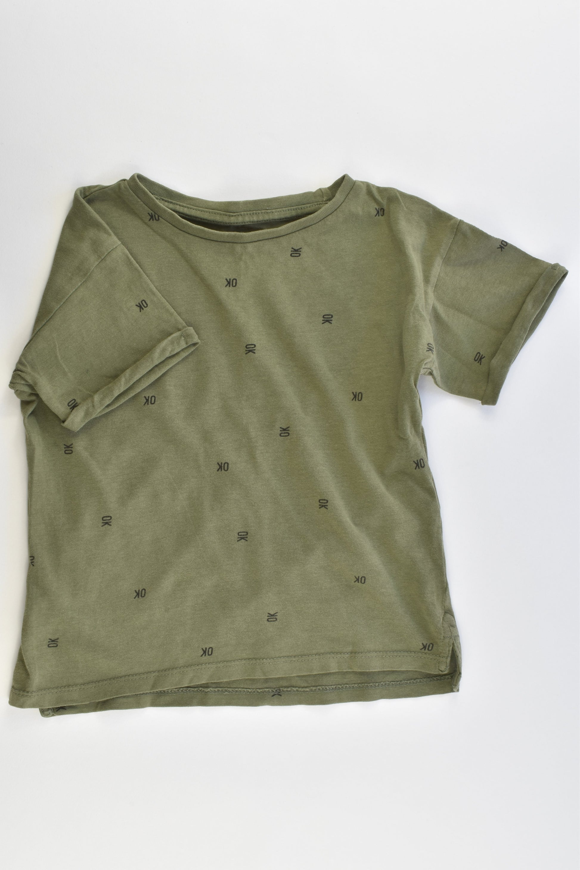 Cotton On Kids Size 2 'Ok' T-shirt