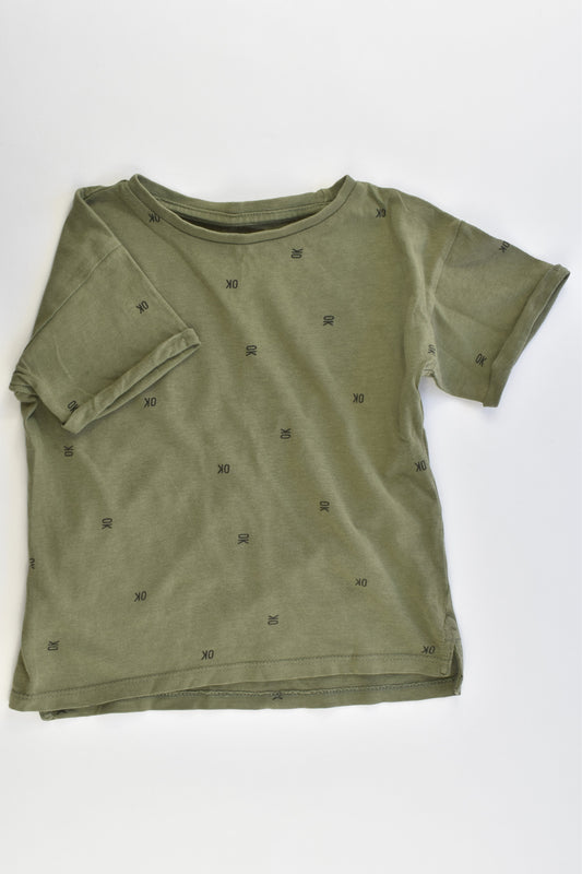 Cotton On Kids Size 2 'Ok' T-shirt