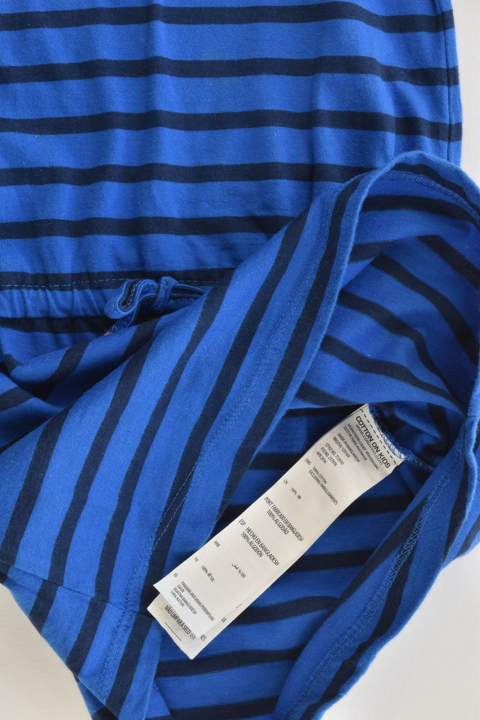 Cotton On Kids Size 2 Striped Dress