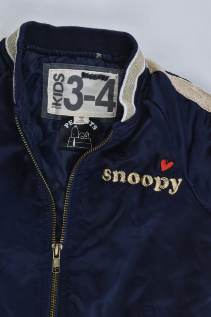 Cotton On Kids Size 3-4 Snoopy Peanuts Jacket