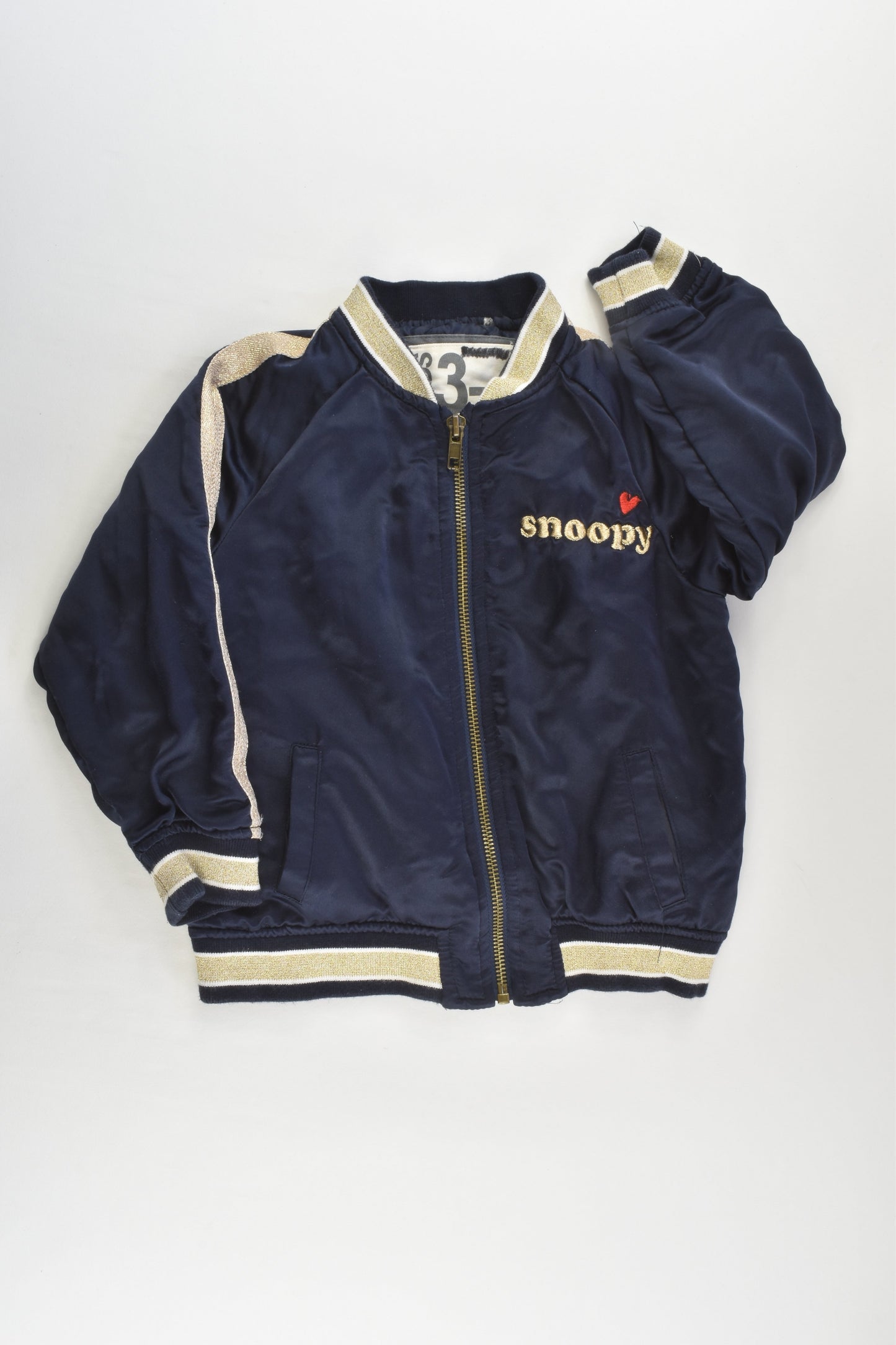 Cotton On Kids Size 3-4 Snoopy Peanuts Jacket