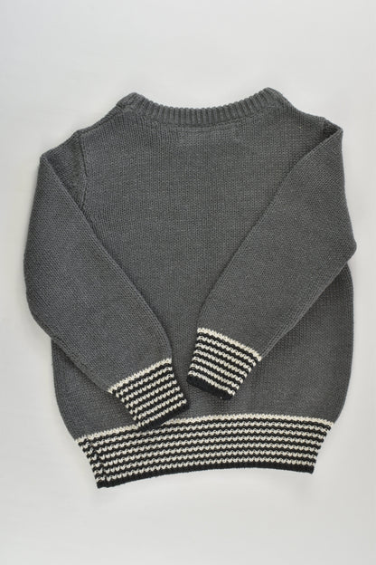 Cotton On Kids Size 3 'Bandit' Knitted Jumper