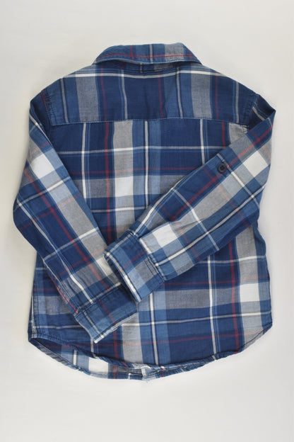 Cotton On Kids Size 3 Checked Casual Shirt