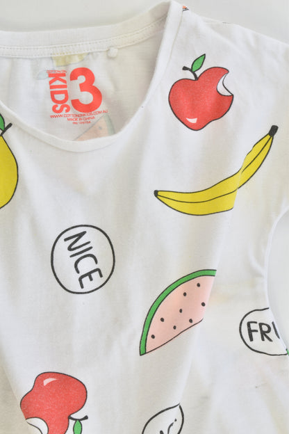 Cotton On Kids Size 3 Fruit T-shirt