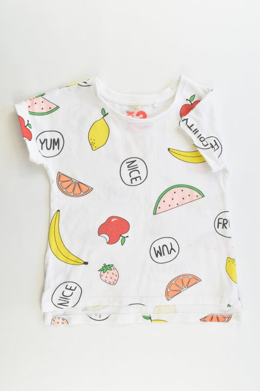 Cotton On Kids Size 3 Fruit T-shirt