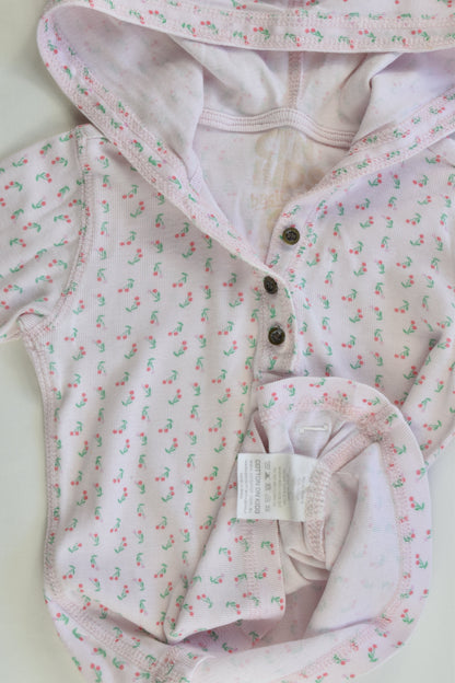 Cotton On Kids Size 3 Hooded Floral Top