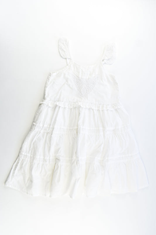 Cotton On Kids Size 3 Lined Dress with Lace Detail