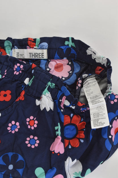 Cotton On Kids Size 3 Retro Flowers Shorts