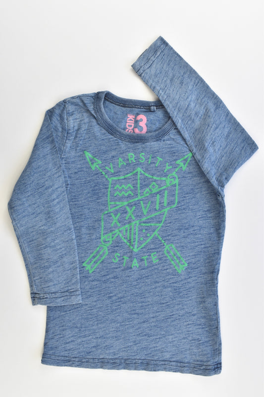 Cotton On Kids Size 3 "Varsity Skate" Top