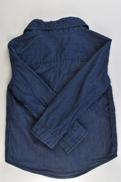 Cotton On Kids Size 4 Casual Soft Denim Shirt