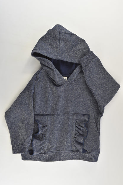 Cotton On Kids Size 4 Metallic Hooded Jumper