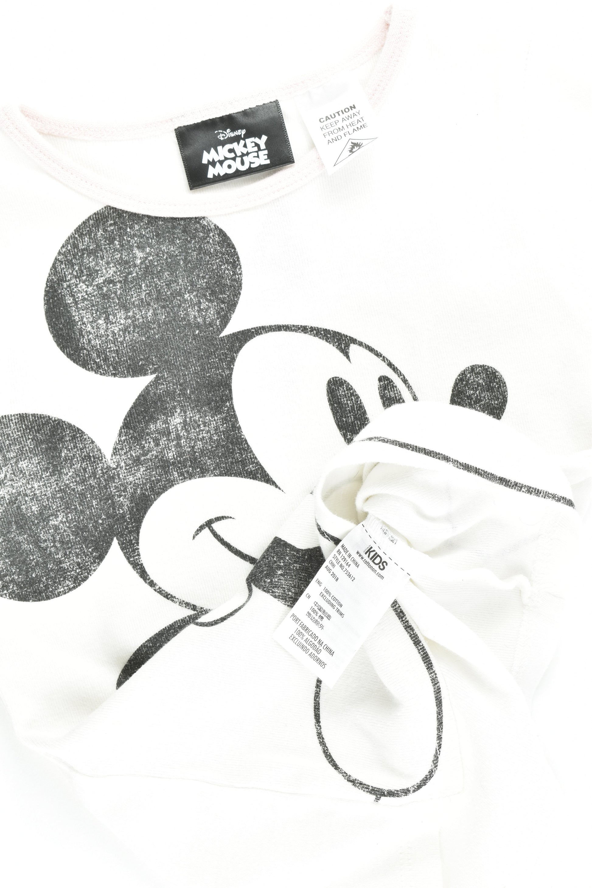 Cotton On Kids Size 4 Mickey Mouse Pj Set