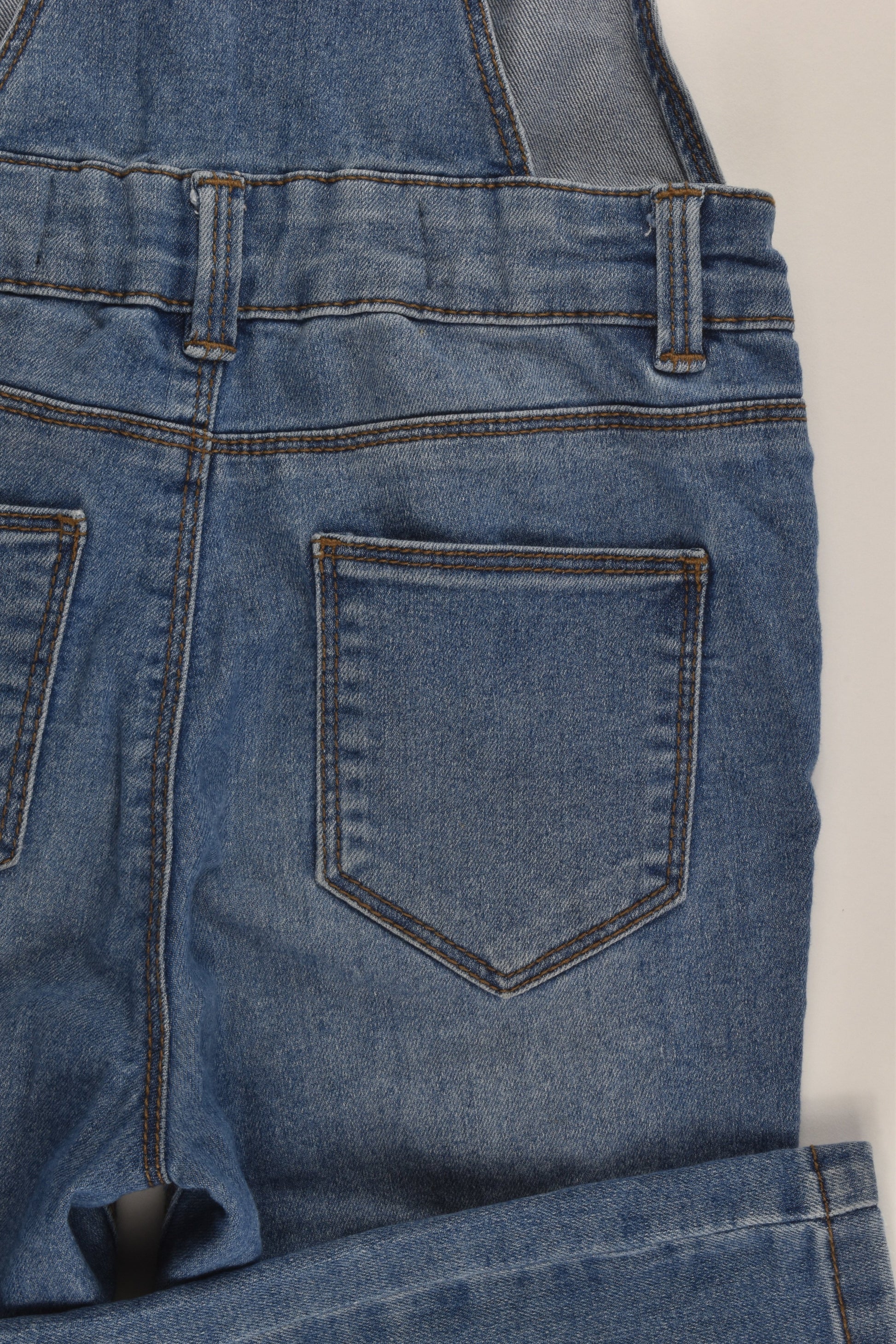 Cotton On Kids Size 4 Soft and Stretchy Denim Overalls