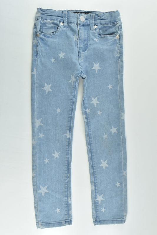 Cotton On Kids Size 4 Stars Stretchy Denim Pants