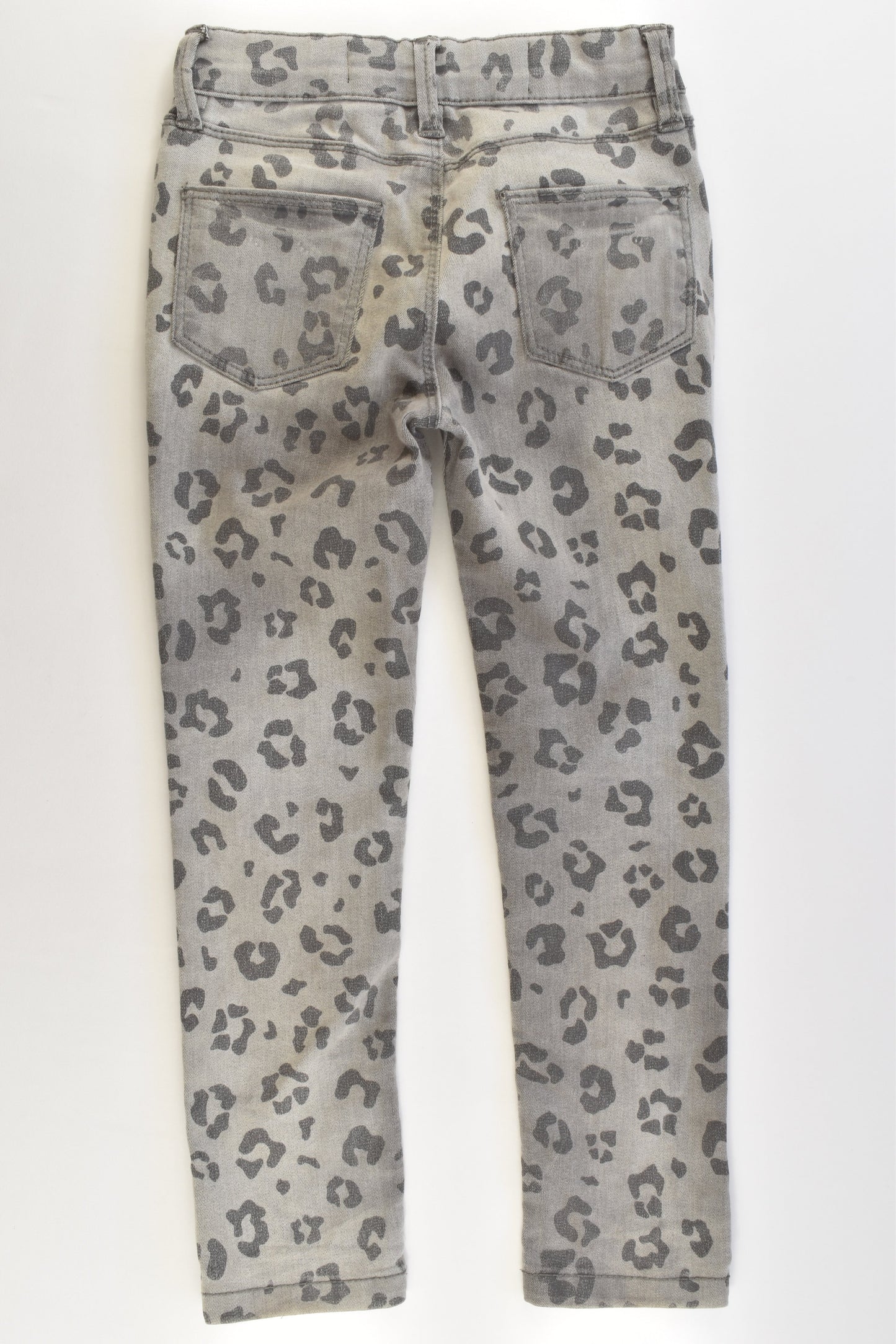 Cotton On Kids Size 4 Stretchy Leopard Denim Pants