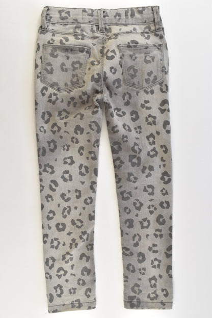 Cotton On Kids Size 4 Stretchy Leopard Denim Pants