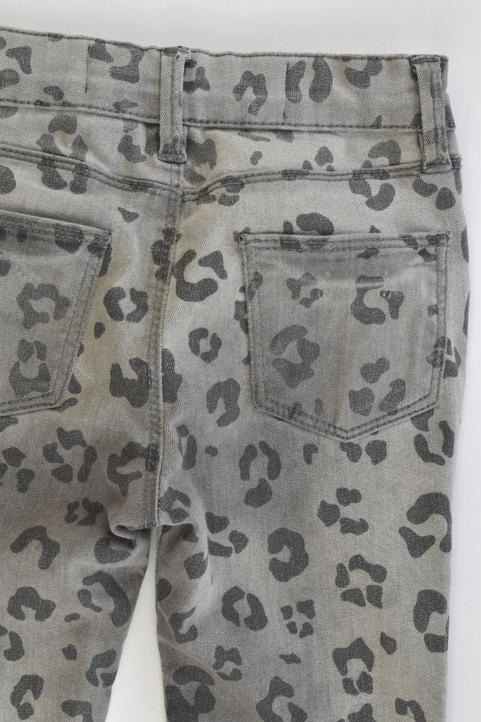 Cotton On Kids Size 4 Stretchy Leopard Denim Pants