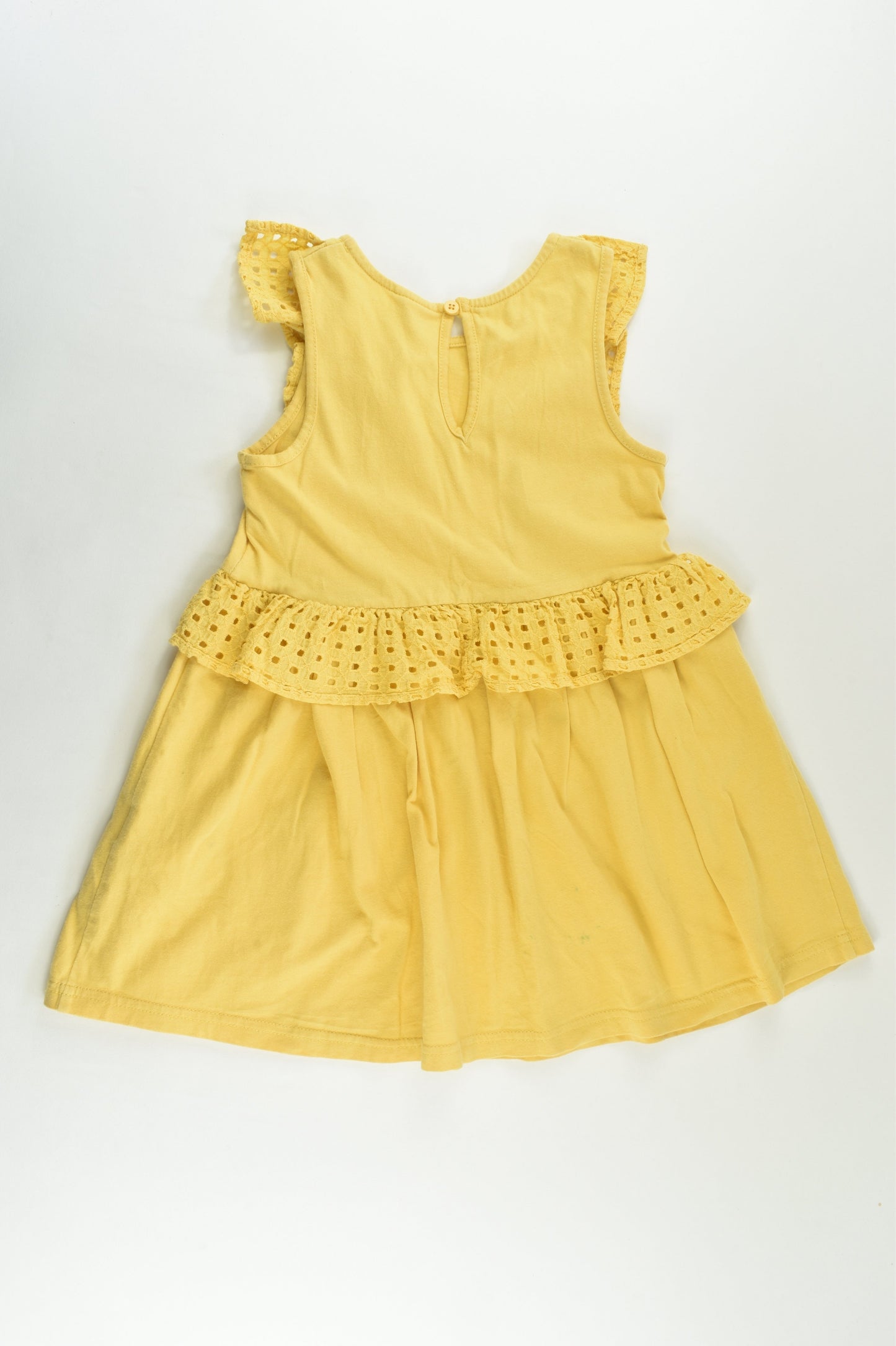 Cotton On Kids Size 5 Dress with Lace Ruffle