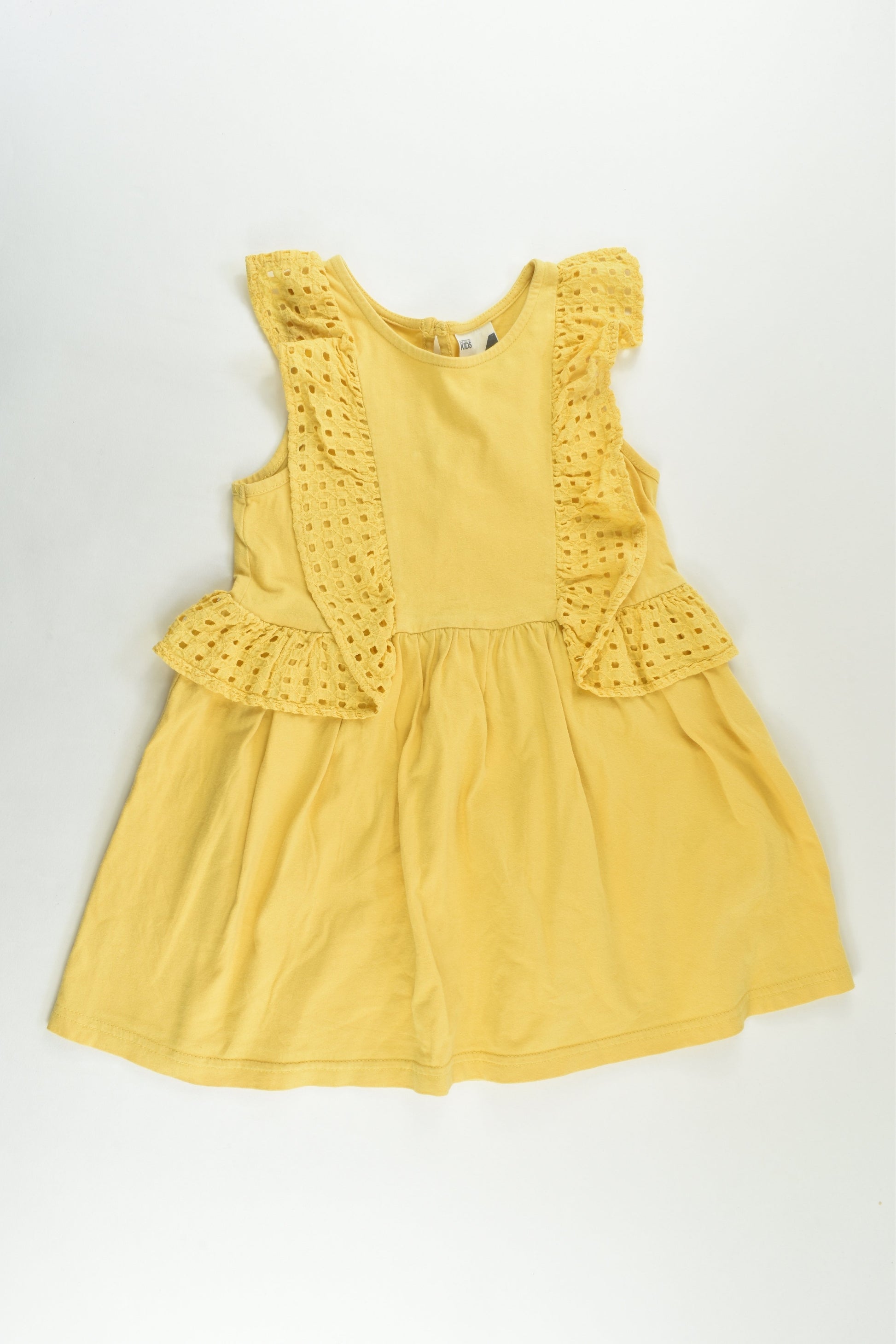 Cotton On Kids Size 5 Dress with Lace Ruffle
