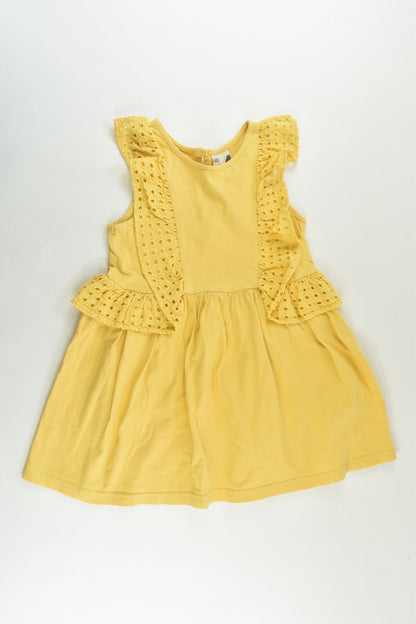 Cotton On Kids Size 5 Dress with Lace Ruffle